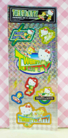【震撼精品百貨】Hello Kitty 凱蒂貓~KITTY閃亮貼紙-小黃鳥崔西Tweety聯名款-滑板綠
