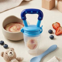 CBA Empeng Dot Buah Anak Bayi Baby Fruit Feeder Rattle Food Mpasi Dodot BPA Free BLUE