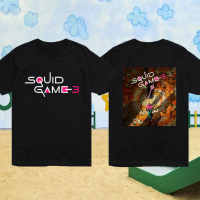 NEW! Squid Game 3 Tee เสื้อยืดซีซั่นใหม่ ลายเกมชีวิต สไตล์ดาร์กฮิต #SquidGame3 #KdramaCore8ya9b