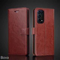 Case with Card Holder for OPPO Find X3 Lite /X3 Neo Pu Leather Cover Retro Wallet Bag for Find X3 Pr