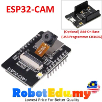 ใช้ได้กับ ESP32 CAM Wi‑Fi + บลูทูธ แผงพัฒนา IoT ESP32 CAM พร้อมโมดูลกล้อง OV2640/OV3660 สำหรับ Ardui