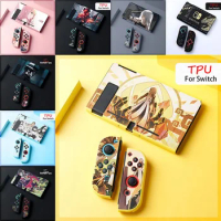 Cute Cartoon Anime Case For Nintendo Switch Game Console NS JoyCon Controller Shell Kawaii Soft TPU Protective Cover Accessories
