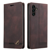 New Style Anti-theft Brush Leather Book Coque for Samsung Galaxy A54 A 34 5G 2023 Luxury Case Wallet etui Samsung A34 A14 A04 S