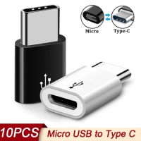 1/5/10Pcs Micro USB Female To Type C Male Adapter Converter for Android Smart Phone Tablet USB-C Charger Converter Connector