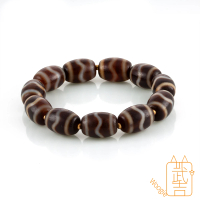 【Woogie武吉珠寶】水紋天珠瑪瑙手鍊(滿水達洛13mm)