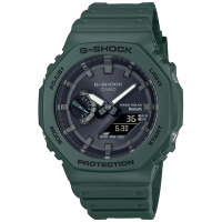 CASIO 卡西歐 G-SHOCK 農家橡樹 太陽能x藍牙連線 雙顯腕錶 禮物推薦 畢業禮物 45.4mm / GA-B2100-3A
