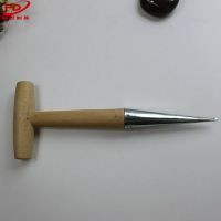 栽苗器 家用播種移苗追肥神器不銹鋼木柄打洞器育苗播籽器花園種苗神器T【全館免運 限時鉅惠】