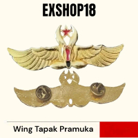 Wing Tapak Merah Pramuka Cor / Pin Wing Tapak Pramuka Cor