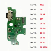 USB Charger Dock Connector Board Charging Port Flex Cable For TCL Plex 10L 10 20R 5G 20 30 Pro 40 SE XE 20Y T767H 30+ Plus