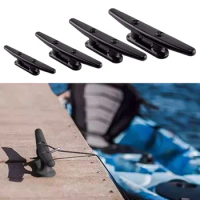 Nylon Low Flat Cleat Open Base Cleat With 2 Screws Marine Boat Yacht Deck Line Rope Tie Kayak Canoe Deck Hardware Accessories