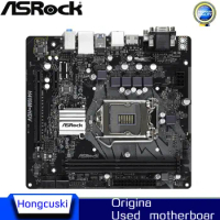 Used motherboard For ASROCK H410M-HDV Original Desktop Intel H410 H410M DDR4 Motherboard LGA 1200 i7