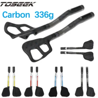 Toseek bike aerobar rest handebar carbon fiber Relaxation Handle Bar Triathlon MTB Road bike TT aero handlebar 336g