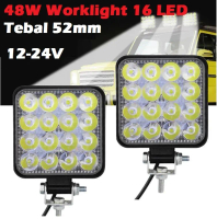 Lampu Worklight 16 TITIK 48W led tembak sorot off-road 12-24V 12v 24V