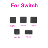 10PCS For NS Switch Motherboard Console IC Chip M92T36 M92T55 M92T17 Battery Charging IC Chip BQ24193 PI3USB