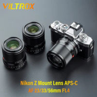 VILTROX 13mm 23mm 33mm 56mm F1.4 Auto Focus Large Aperture Portrait Wide Angle APS-C for Nikon Z Mount Camera Lens Zfc Z6 Z7 Z5