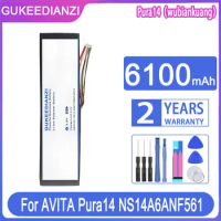GUKEEDIANZI Replacement Battery 6100mAh For AVITA Pura14 pura 14 NS14A6ANF561 CN6613-2S3P