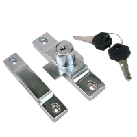 265A 單豪華鋁門閂 平鎖 不含勾鎖 排片鎖 鋁門鎖 鋁門平閂 附鎖 固展鋁窗專用鎖(適用於室內門或逃生門)