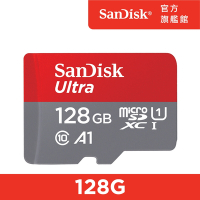 SanDisk Ultra microSDXC UHS-I (A1)128GB記憶卡(公司貨)140MB/s