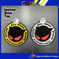 ECU SHOP CAR SIGN TAG / T188