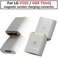 1PCS For LG G8X For LG V50S ThinQ 5G LM-V510N V510 V60 magnetic suction charging connector adapter