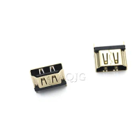 1pcs HDMI-Compatible 19P Gold Plated Female Plug jack Digital HD Connector 9+10P Network set - top box Plugs Repair Parts