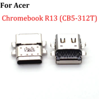 1-2pcs USB Type C Connector Jack 3.1 DC Power Charging Socket Port For Acer Chromebook R13 CB5-312T Laptop Type-C Power Dock