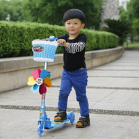 寶寶男女兒童滑板車三輪踏板車閃光輪2-3-4-5-6歲二輪單腳滑滑車 雙十二購物節