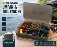 Tas Perlengkapan Umpan & Tool Pancing Kotak Penyimpanan Pancing dengan Kompartemen Terpisah