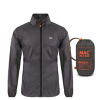 MAC IN A SAC 英國 輕巧袋著走防水透氣外套 MNS089 炭灰【野外營】雨衣 登山雨衣 防水外套