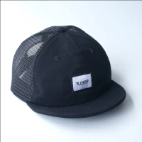 RCKLS Mesh Caps Black Topi Pria Visor Pendek|Visor Bisa Ditekuk Keatas