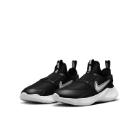 【NIKE 耐吉】慢跑鞋 女鞋 大童 運動鞋 緩震 套腳 FLEX RUNNER 3 GS 黑白 FN1294-005