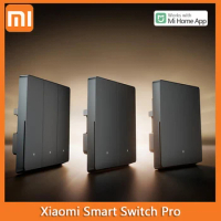 Xiaomi Smart Switch Pro Wireless Wall Switch Neutral Line Live Switch Remote Wireless Control Work For Mijia APP Smart Home