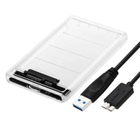 2 5 inch Hard Drive Enclosure SATA to USB 3 0 HDD Box for SSD 1TB 2TB External HDD Case