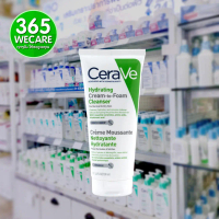 CERAVE Hydrating Cream-to-Foam Cleanser 100ml. เซราวี ไฮเดรติ้ง ครีม-ทู-โฟม คลีนเซอร์