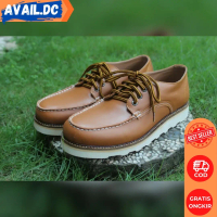 Sepatu pria Boots pendek kulit asli BM Spon original