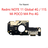 For Xiaomi Mi POCO M4 Pro Pocophone USB Charge Dock Port Socket Jack Connector Flex Cable Redmi NOTE 11 4G 11S Charging Board