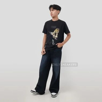 KITH X STARWARS YODA VINTAGE BLACK TEE S