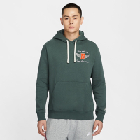 NIKE 長袖上衣 男 帽T 運動 磨毛 AS M NSW CLUB PO BB HDY SHS II 綠 HQ4952-338 (3S4115)