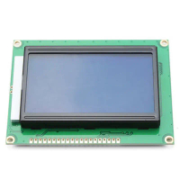 12864 LCD Display Module with Blue Backlight ST7920 สปอตสินค้า