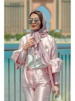 Buttonscarves Dubai Series Voile Square Hijab Milkshake