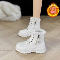Women's Snow Boots 2025 New Model Boots with Fleece Lining Thickened Cotton Shoes Winter Autumn Wint