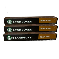 星巴克經典家常咖啡膠囊 HOUSE BLEND 10顆/3盒;適用Nespresso膠囊咖啡機