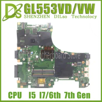 KEFU GL553VW For ASUS FX53VW ZX53V ZX53VW GL553VW Laptop Motherboard GL553VD Mainboard I5-I7-6th 7th GTX960M GTX1050 GTX1050TI