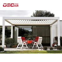 garden gazebo canopy modern outdoor electric aluminium pergola price