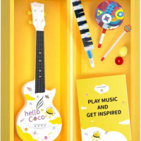 Enya Kids Toys Musical Instruments Toddler Toy Gifts for Baby Children Girls and Boys Ages 3+, Includes 21-Inch Mini Ukulele.