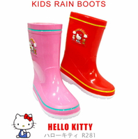 日本 sanrio 三麗鷗 Hello Kitty 桃紅色兒童雨鞋 《 日本製 》 ★ Zakka'fe ★