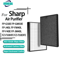 FZ-F50HFE/U FZ-F50DFE for Sharp Air purifier filter FP-J40 FP-JM40 FP-G50 FP-GM50 Air purifier Replacement HEPA carbon filter