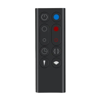1 Piece Remote Control Plastic Remote Control Suitable For Dyson AM09 HP00 HP01 Black