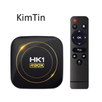 KimTim Android TV BOX 4GB 64GB H.265 4K 2.4G 5.8G WiFi Quad Core OS 12 IPTV Smart Box TV w/ Air Mouse Pk TX2 R2 TOX1 X3 X96 Mini