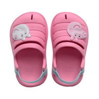 havaianas 哈瓦士 巴西人字拖 兒童款 Baby peppa pig 佩佩豬粉 包頭涼鞋 拖鞋【南風百貨】